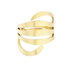 304 Stainless Steel Multi-layer Adjustable Rings for Women RJEW-Z045-01G-03-2