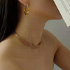 304 Stainless Steel Mesh Chain Bracelet for Men Women BJEW-P286-02G-4