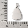 Non-Tarnish 304 Stainless Steel Pendants STAS-Z075-21P-3