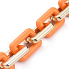 Handmade CCB Plastic Cable Chains AJEW-JB00669-05-2