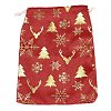 Gold Stamping Christmas Velvet Storage Bags ABAG-Q053-01A-03B-1