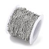 Rack Plating 304 Stainless Steel Bar Link Chain CHS-N009-05P-2