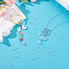 60Pcs 2 Colors 925 Sterling Silver Ball Head Pins STER-PH0003-17-2