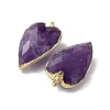 Natural Amethyst Pendants X-G-G012-12G-10-3