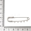 Brass Brooch Findings KK-I364-37P-3