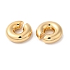 Rack Plating Brass Round Cuff Earrings EJEW-R150-01G-2