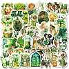 50Pcs Paper Self-Adhesive Picture Stickers AJEW-S036-05-1