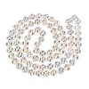 Baking Paint Electroplate Transparent Glass Beads Strands EGLA-Q136-04A-01-2