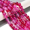 Natural Striped Agate/Banded Agate Beads Strands X-G-Z060-A01-B06-2