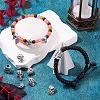 28Pcs 7 Styles Tibetan Style Alloy Beads TIBEB-TA0001-30-7