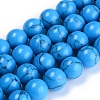 Synthetic Turquoise Beads Strand TURQ-H063-8mm-03-1