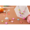 36Pcs 6 Colors Transparent Resin Pendants RESI-TA0001-52-17