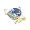 Alloy Enamel Pendants ENAM-Q001-02G-2