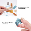 Biyun 54Pcs 9 Colors Microfiber Leather Labels DIY-BY0001-13-11