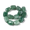 Natural Green Aventurine Beads Strands G-N342-144-2