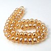 Electorplated Glass Beads EGLA-E005-09-2