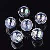 Round Handmade Blown Glass Globe Ball Bottles BLOW-R002-25mm-AB-1
