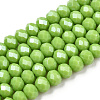Electroplate Glass Beads Strands LS-EGLA-A034-P4mm-A28-1