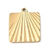 Ion Plating(IP) 304 Stainless Steel Pendants STAS-D025-03G-01-1