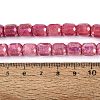 Anti-Tarnish Electroplate Glass Beads Strands EGLA-N027-03A-12-4
