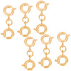 Brass Double Spring Ring Clasps FIND-AB00055-1