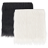 2Pcs 2 Colors Square Acrylic Fibers Carpet Mat AJEW-CN0003-11B-1