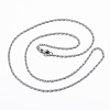 304 Stainless Steel Lumachina Chain Necklaces NJEW-H445-07P-1