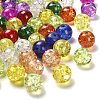 Transparent Crackle Glass Beads CCG-MSMC0002-01-M-1