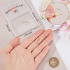 2 Pairs 925 Sterling Silver Hoop Earring Findings STER-BBC0007-75-3