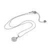 304 Stainless Steel Serpentine Chain Necklaces NJEW-U004-02P-2