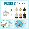 24Pcs 3 Styles Plastic Pendants PALLOY-TAC0282-4