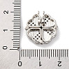 Brass Micro Pave Cubic Zirconia Pendants KK-U039-02P-3