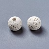 Unwaxed Natural Lava Rock Beads X-G-F325-8mm-A14-2