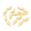 Real 24K Gold Plated Alloy Beads PALLOY-J169-62G-1