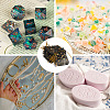 30Pcs Gold Stamping Moon Star Organza Drawstring Gift Bags ABAG-TA0002-21E-9