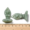 Natural Green Aventurine Carved Healing Yoga Goddess Figurines DJEW-D012-06E-3