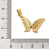 Brass Micro Pave Cubic Zirconia Pendants KK-C072-38G-3