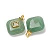Natural Green Aventurine Pendants GG-CBAA798-03G-06-3