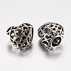 Tibetan Style Alloy Rhinestone European Beads PALLOY-F200-06D-2