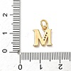 Brass Micro Pave Cubic Zirconia Charms KK-I382-03G-M-3