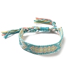 Polyester-cotton Braided Rhombus Pattern Cord Bracelet FIND-PW0013-001A-16-1