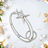1Pc Alloy Spring Gate Rings FIND-SP0003-03C-7