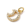 Brass Micro Pave Cubic Zirconia Pendants KK-Z135-03G-02-2