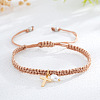 Brass & Imitation Pearl Charm Bracelets PJ9657-7-1