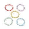 Glass Seed Beads Stretch Rings for Women RJEW-JR00690-1