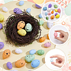 120Pcs 2 Styles Foam Simulated Pigeon Eggs DIY-SP0007-60-5