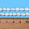Natural Baroque Keshi Pearl Beads Strands PEAR-N031-01B-5