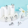 8Pcs 304 Stainless Steel Cuff Rings RJEW-UN00038-2
