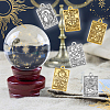 48Pcs 12 Styles Rack Plating Alloy Pendants FIND-DC0003-34-7