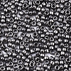 Electroplate Glass Seed Beads SEED-S042-01A-01-3